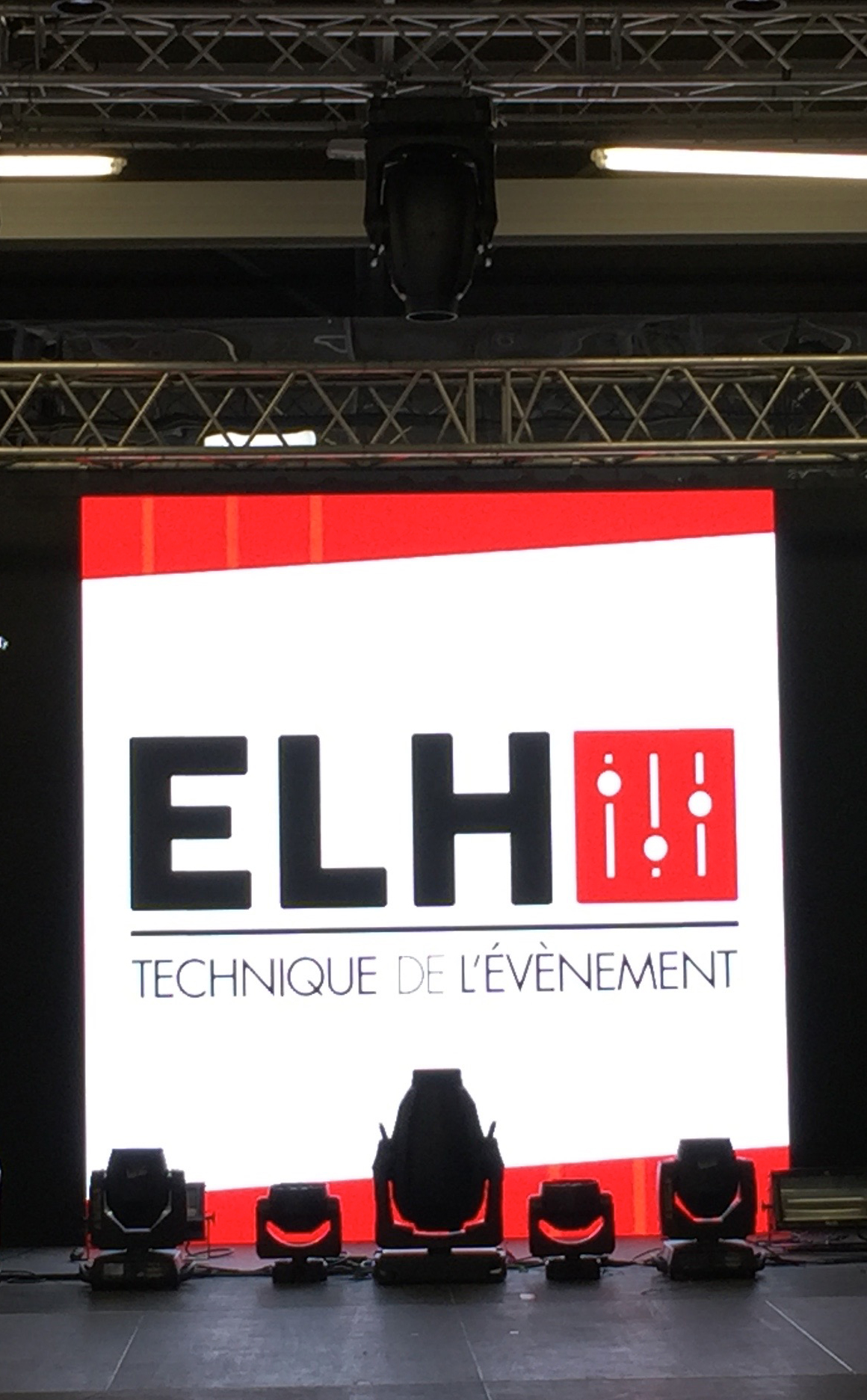 Écran LED ELH sur scène